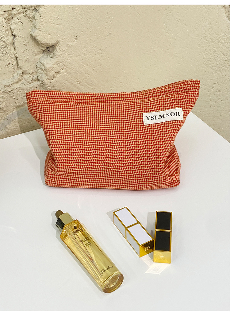 Cosmetic Bag Hand-Held Flat Bag Portable Korean Storage Bag Cosmetics Storage Bag Can Be Customized Logo Factory Foreign Trade Cosmetic Bag Hand-Held Flat Bag Portable Korean Storage Bag Cosmetics Storage Bag Can Be Customized Logo Factory Foreign Trade