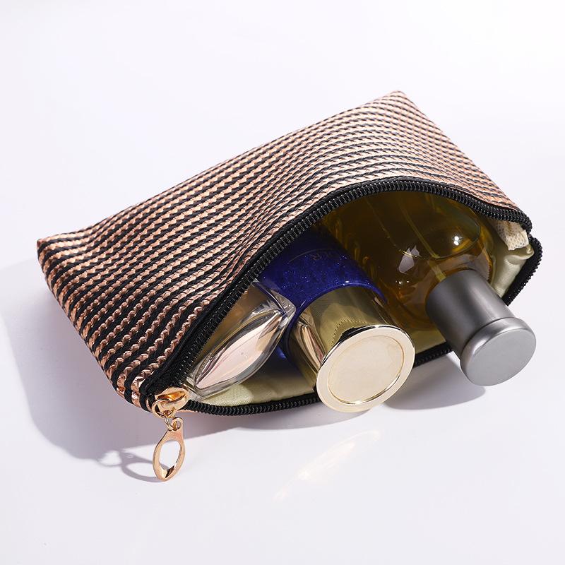 Factory Direct Sales New Waterproof Transparent PVC Three-Piece Glossy Makeup Wash Bag Cosmetics Storage Bag Customization Factory Direct Sales New Waterproof Transparent PVC Three-Piece Glossy Makeup Wash Bag Cosmetics Storage Bag Customization