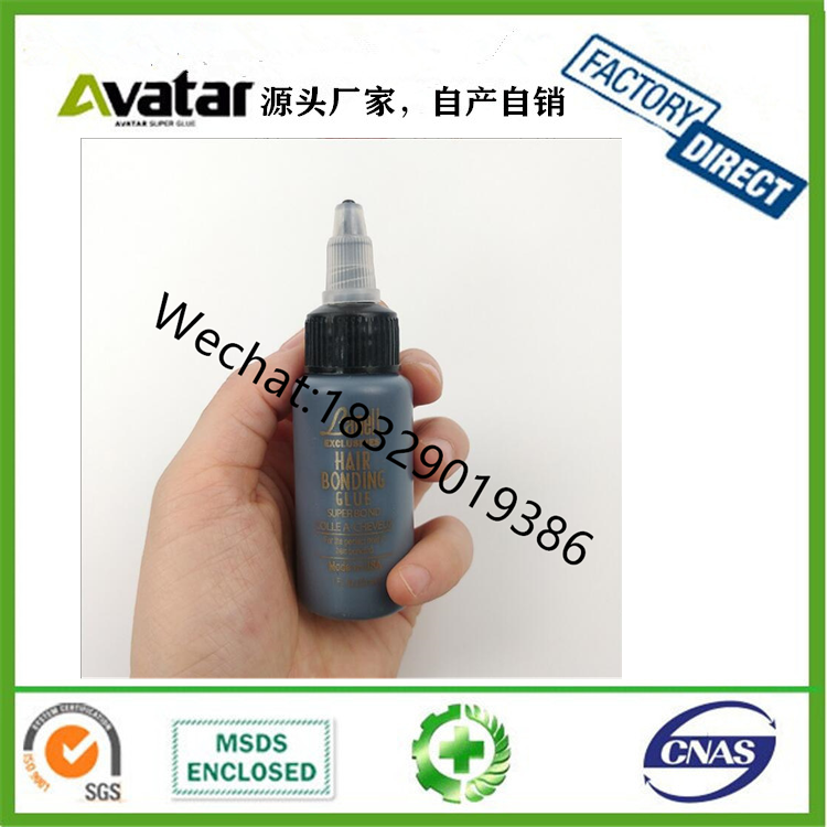 Hair Bonding Glue Hairpiece Wig Hair Extension Gel Glue Professional Salon Hair Extension Tape Styling Tool2 oz 60ml, 4 