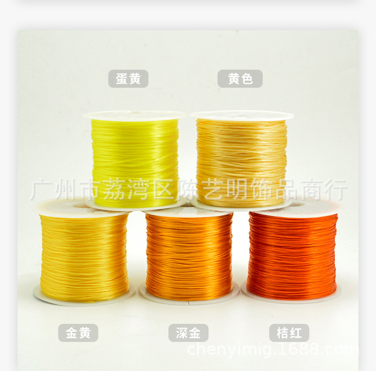 50 M Flat Crystal Cable Hair Extension Filament Elastic String Good Elasticity Wear-Resistant Thread with Bead DIY Beaded Bracelet String 50 M Flat Crystal Cable Hair Extension Filament Elastic String Good Elasticity Wear-Resistant Thread with Bead DIY Beaded Bracelet String
