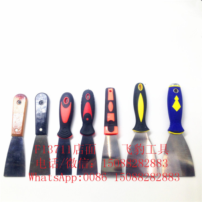 Black handle putty knife putty knife blade knife spatula blade number