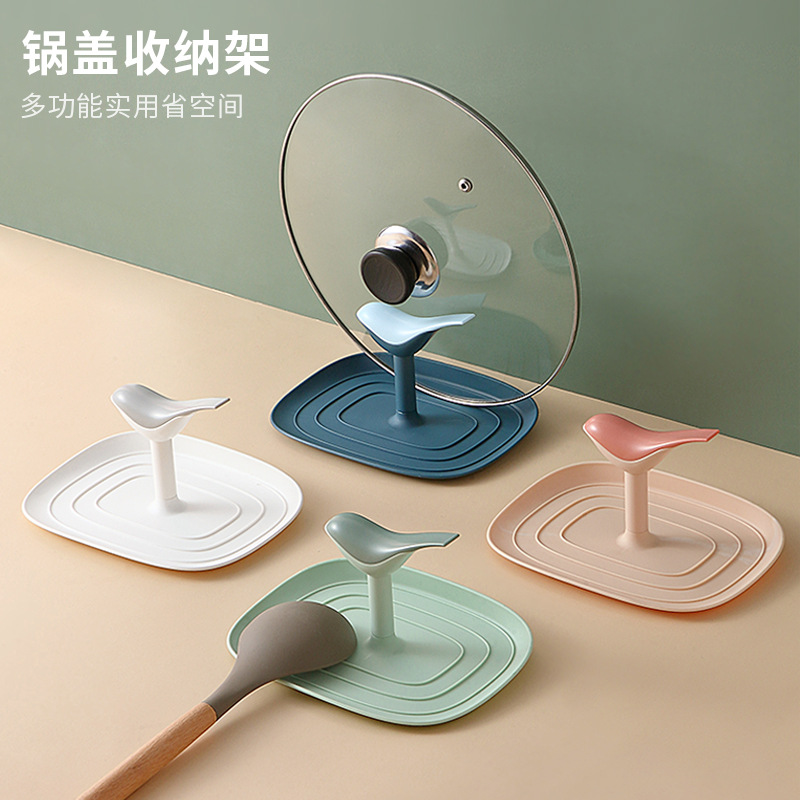 Kitchen Spatula Spoon Rack Storage Rack Cutting Board Chopsticks Support Creative Table Sitting Pot Cover Rack