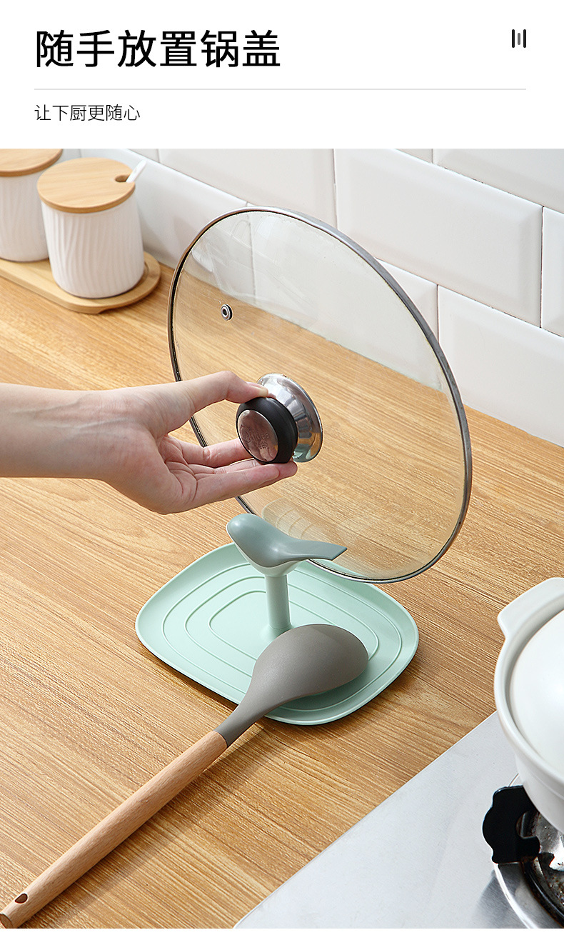 Kitchen Spatula Spoon Rack Storage Rack Cutting Board Chopsticks Support Creative Table Sitting Pot Cover Rack