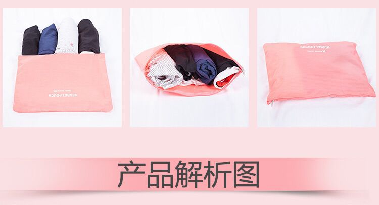 Travel Storage Bag Travel Product Buggy Bag Oxford Cloth Clothing Shoe Organizing Bag Six-Piece Set Travel Storage Bag Travel Product Buggy Bag Oxford Cloth Clothing Shoe Organizing Bag Six-Piece Set