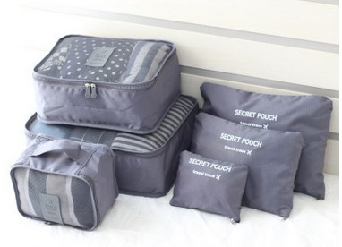 Travel Storage Bag Travel Product Buggy Bag Oxford Cloth Clothing Shoe Organizing Bag Six-Piece Set Travel Storage Bag Travel Product Buggy Bag Oxford Cloth Clothing Shoe Organizing Bag Six-Piece Set