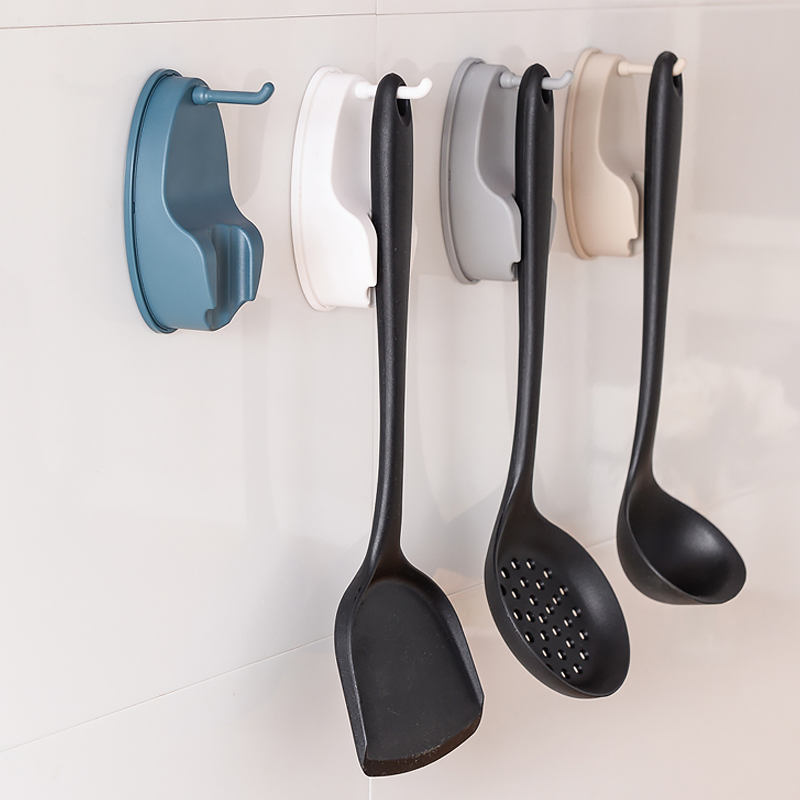Punch-Free Strong Sticky Hook Kitchen Wall Hanging Kitchen Spatula Wall-Mounted Hook Load-Bearing Viscose Hook