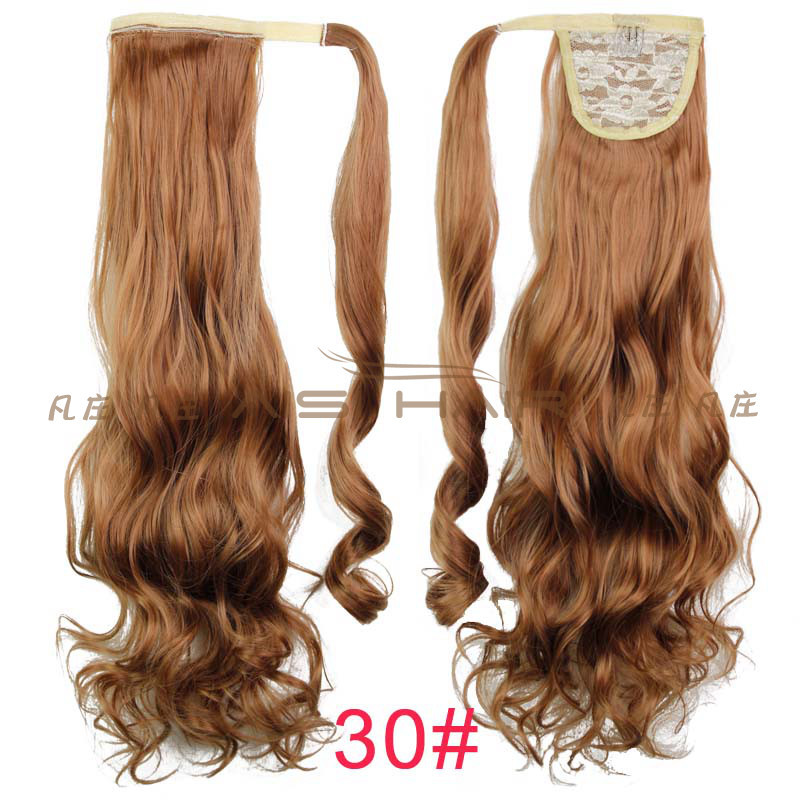 European and American Wig Women's Seamless Invisible Velcro Ponytail Wig Hot around Hair Extension European and American Wig Women's Seamless Invisible Velcro Ponytail Wig Hot around Hair Extension