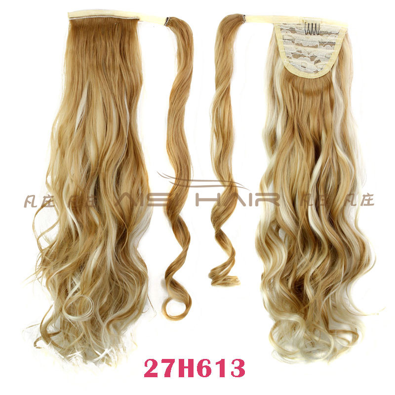 European and American Wig Women's Seamless Invisible Velcro Ponytail Wig Hot around Hair Extension European and American Wig Women's Seamless Invisible Velcro Ponytail Wig Hot around Hair Extension