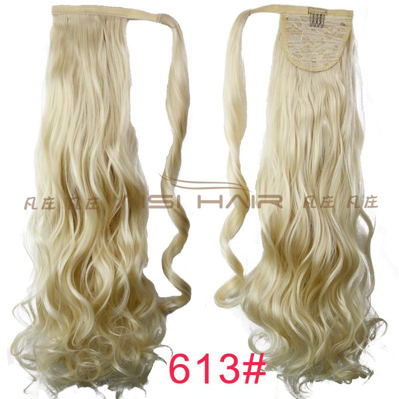 European and American Wig Women's Seamless Invisible Velcro Ponytail Wig Hot around Hair Extension European and American Wig Women's Seamless Invisible Velcro Ponytail Wig Hot around Hair Extension