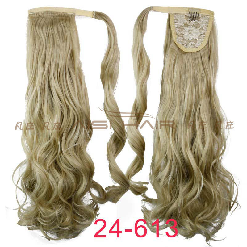 European and American Wig Women's Seamless Invisible Velcro Ponytail Wig Hot around Hair Extension European and American Wig Women's Seamless Invisible Velcro Ponytail Wig Hot around Hair Extension