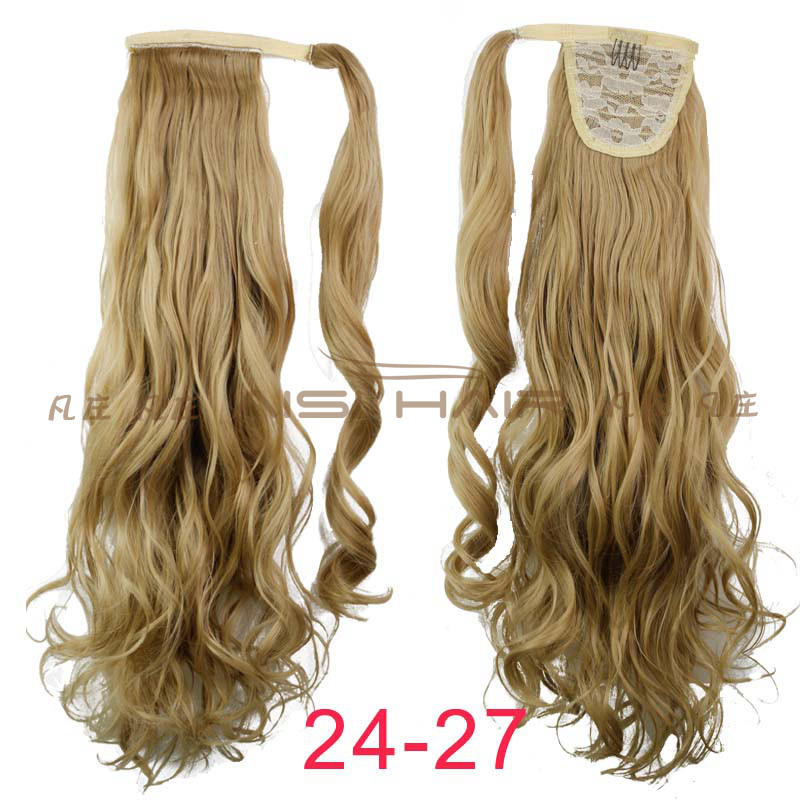 European and American Wig Women's Seamless Invisible Velcro Ponytail Wig Hot around Hair Extension European and American Wig Women's Seamless Invisible Velcro Ponytail Wig Hot around Hair Extension