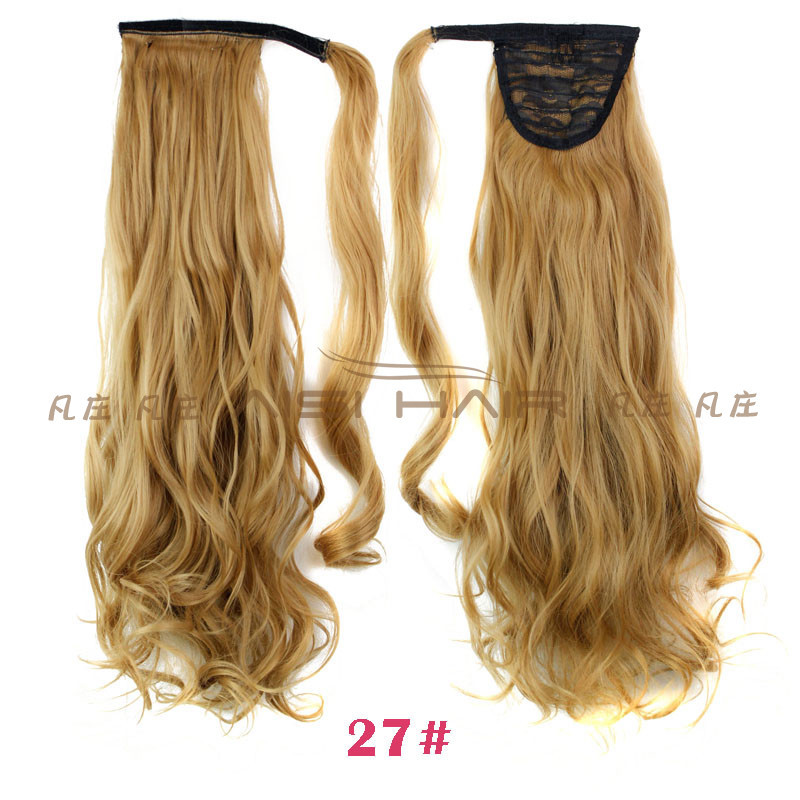 European and American Wig Women's Seamless Invisible Velcro Ponytail Wig Hot around Hair Extension European and American Wig Women's Seamless Invisible Velcro Ponytail Wig Hot around Hair Extension