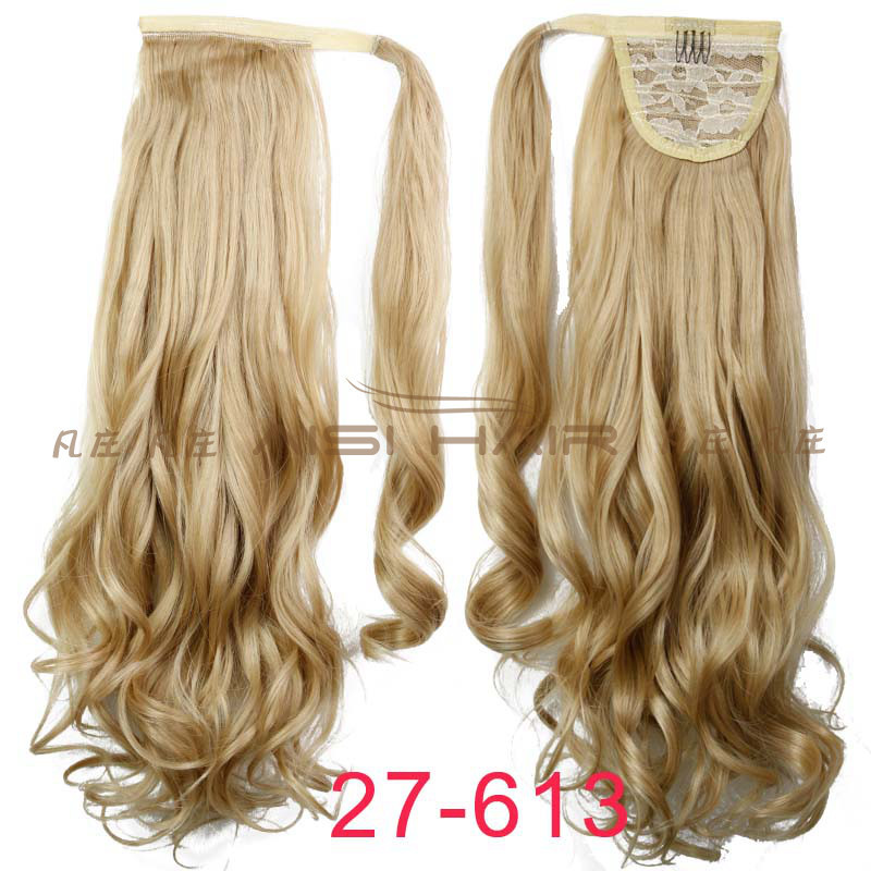 European and American Wig Women's Seamless Invisible Velcro Ponytail Wig Hot around Hair Extension European and American Wig Women's Seamless Invisible Velcro Ponytail Wig Hot around Hair Extension