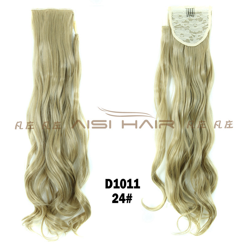 European and American Wig Women's Seamless Invisible Velcro Ponytail Wig Hot around Hair Extension European and American Wig Women's Seamless Invisible Velcro Ponytail Wig Hot around Hair Extension