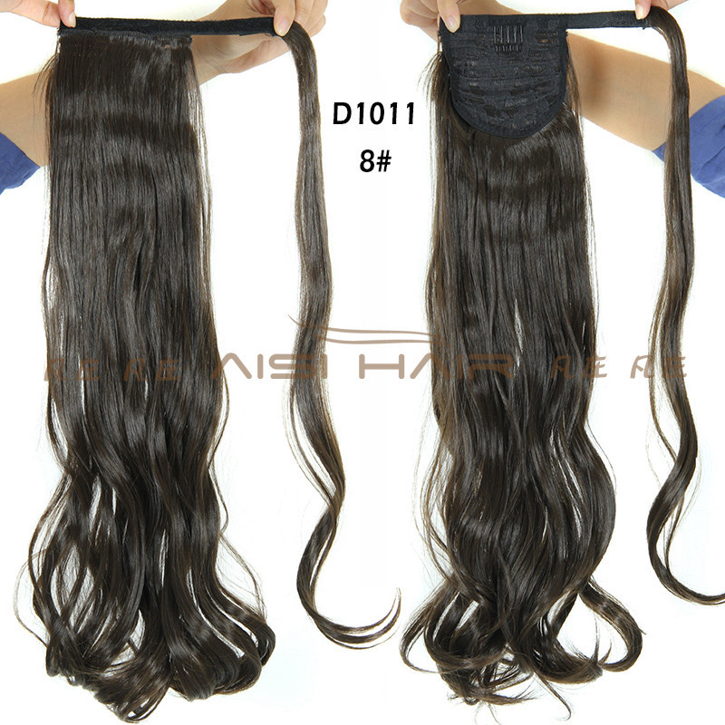 European and American Wig Women's Seamless Invisible Velcro Ponytail Wig Hot around Hair Extension European and American Wig Women's Seamless Invisible Velcro Ponytail Wig Hot around Hair Extension