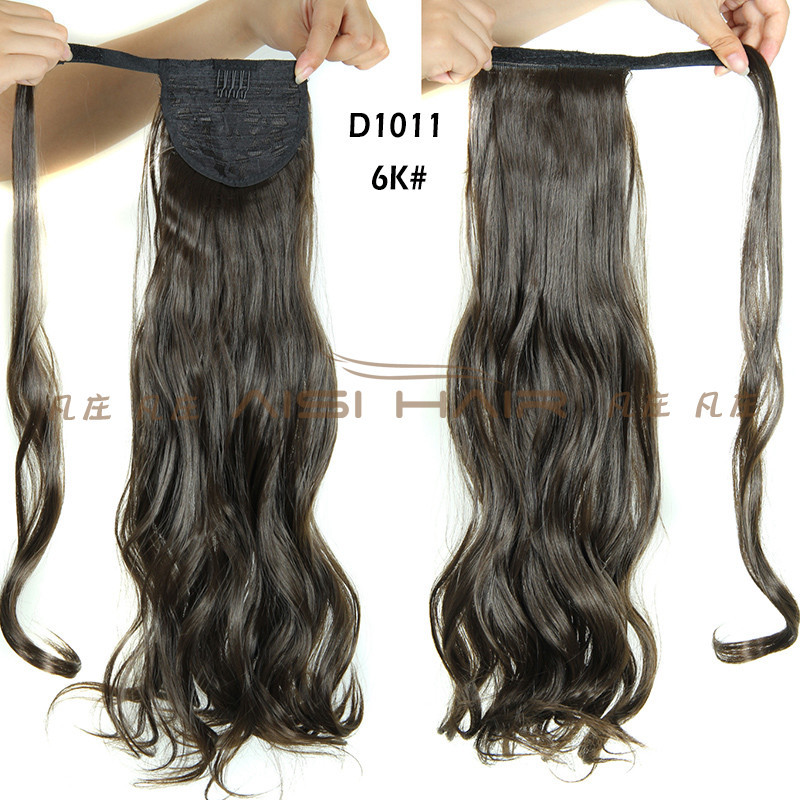 European and American Wig Women's Seamless Invisible Velcro Ponytail Wig Hot around Hair Extension European and American Wig Women's Seamless Invisible Velcro Ponytail Wig Hot around Hair Extension