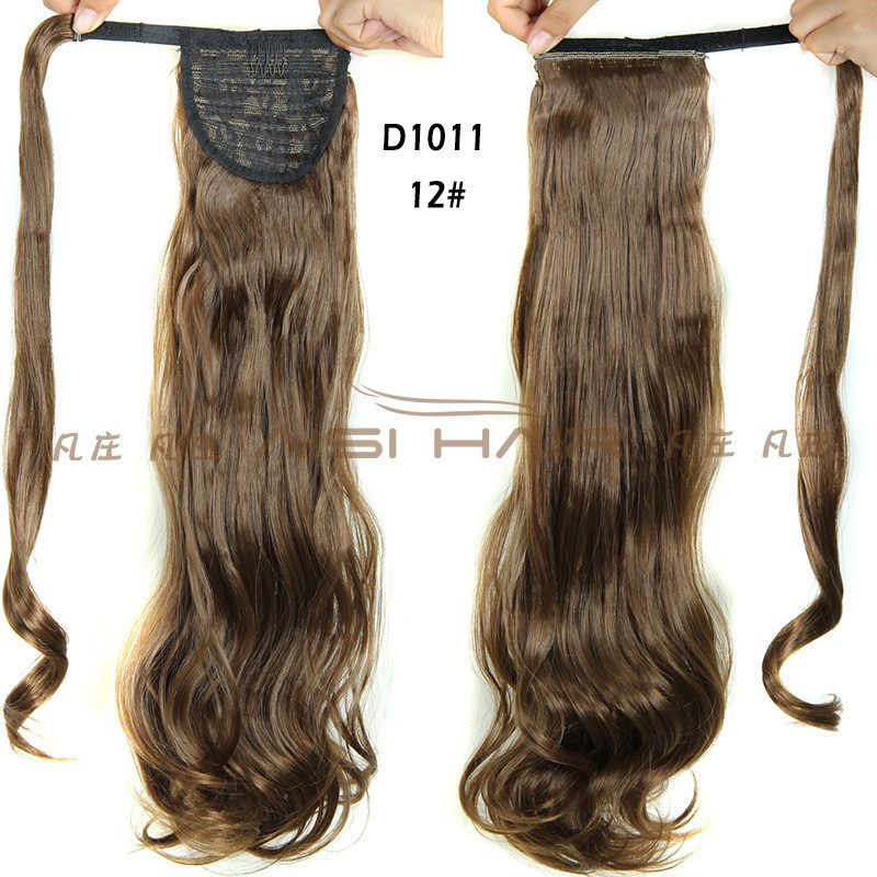 European and American Wig Women's Seamless Invisible Velcro Ponytail Wig Hot around Hair Extension European and American Wig Women's Seamless Invisible Velcro Ponytail Wig Hot around Hair Extension