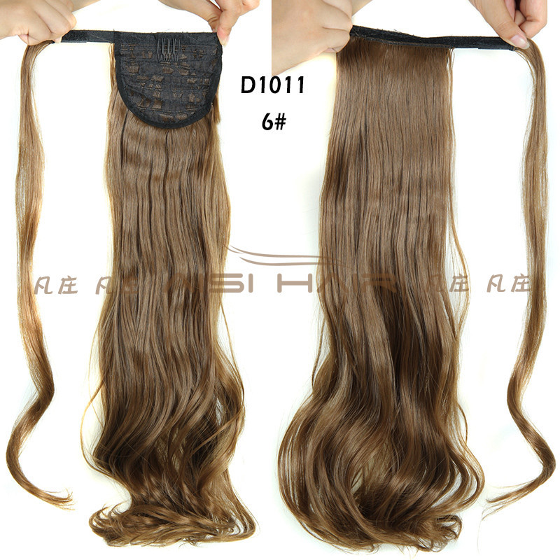 European and American Wig Women's Seamless Invisible Velcro Ponytail Wig Hot around Hair Extension European and American Wig Women's Seamless Invisible Velcro Ponytail Wig Hot around Hair Extension