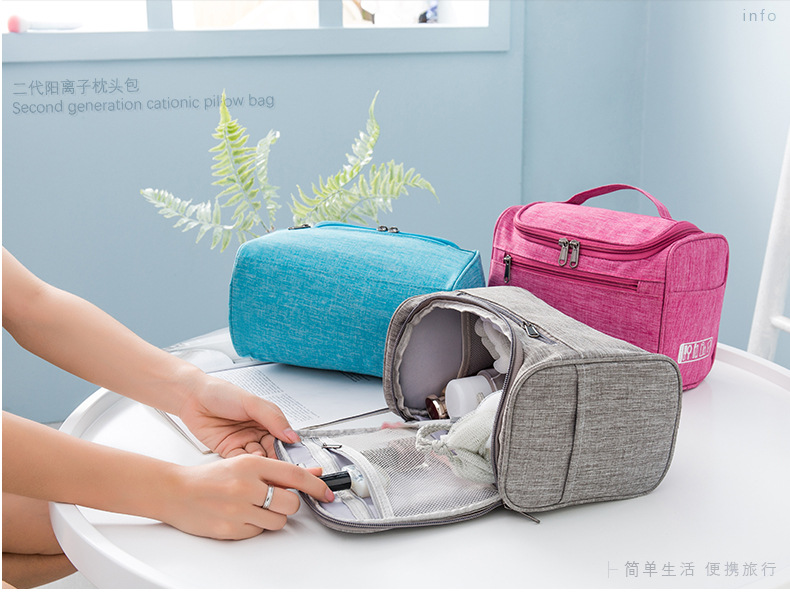 Korean version of cationic makeup bag large capacity bucket wash gargle bag shockproof storage bag can be hung custom LOGO manufacturers