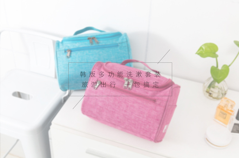 Korean version of cationic makeup bag large capacity bucket wash gargle bag shockproof storage bag can be hung custom LOGO manufacturers