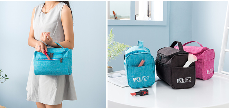Korean version of cationic makeup bag large capacity bucket wash gargle bag shockproof storage bag can be hung custom LOGO manufacturers