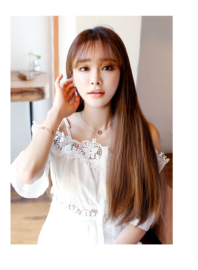 Curly Hair Big Wave OnePiece Long Hair Fluffy Natural Long Hair UShaped Wig Hair Extension Piece Currently Available Curly Hair Big Wave OnePiece Long Hair Fluffy Natural Long Hair UShaped Wig Hair Extension Piece Currently Available