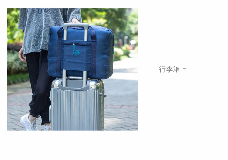 Factory Direct Sales Korean Foldable Travel Storage Bag Large Capacity Luggage Bag Men and Women Clothing Shoes Organizing Bag