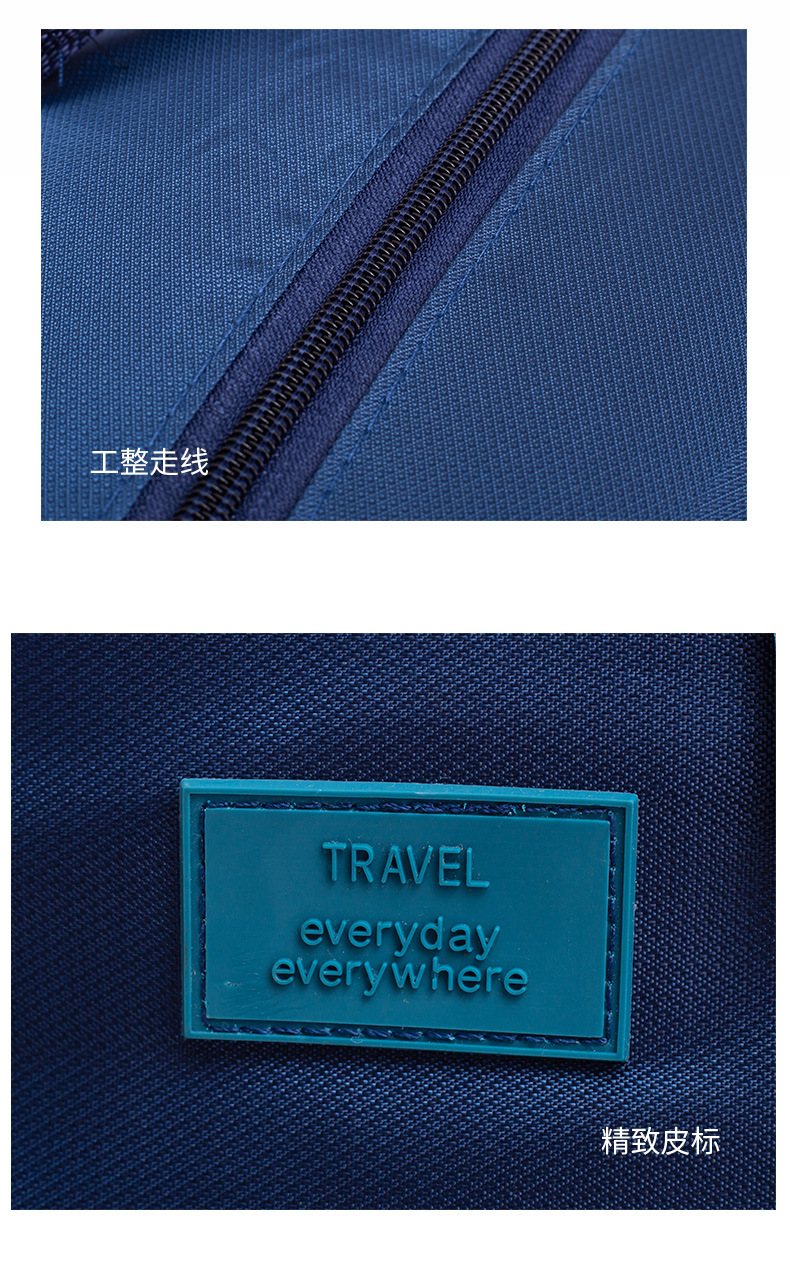 Factory Direct Sales Korean Foldable Travel Storage Bag Large Capacity Luggage Bag Men and Women Clothing Shoes Organizing Bag