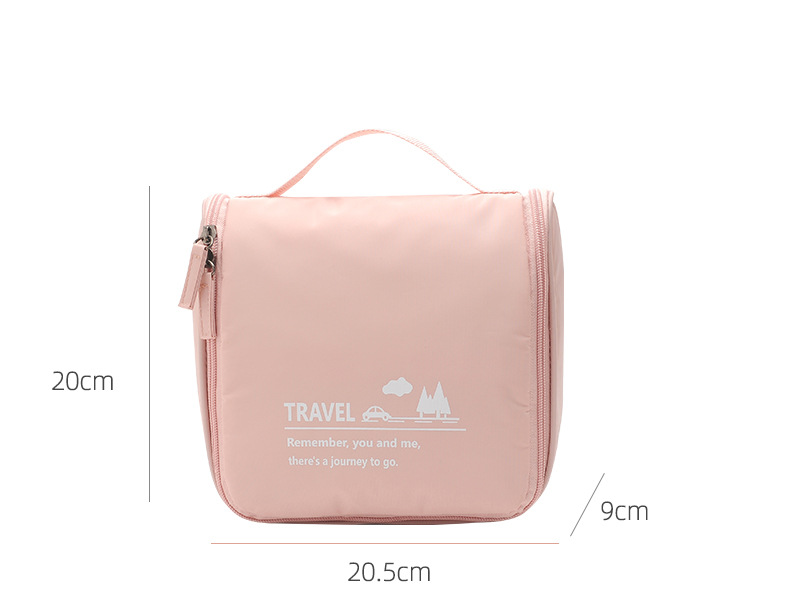 2019 new hook wash bag travel business trip portable large capacity memory storage bag multi-functional makeup bag