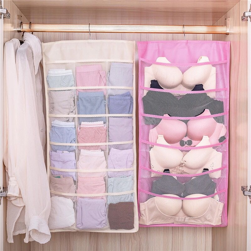 Underwear Storage Bag Wardrobe Storage Fantastic Bag Organizing Storage Rack Bag Wall Hanging Decoration Type Underwear Bra Storage