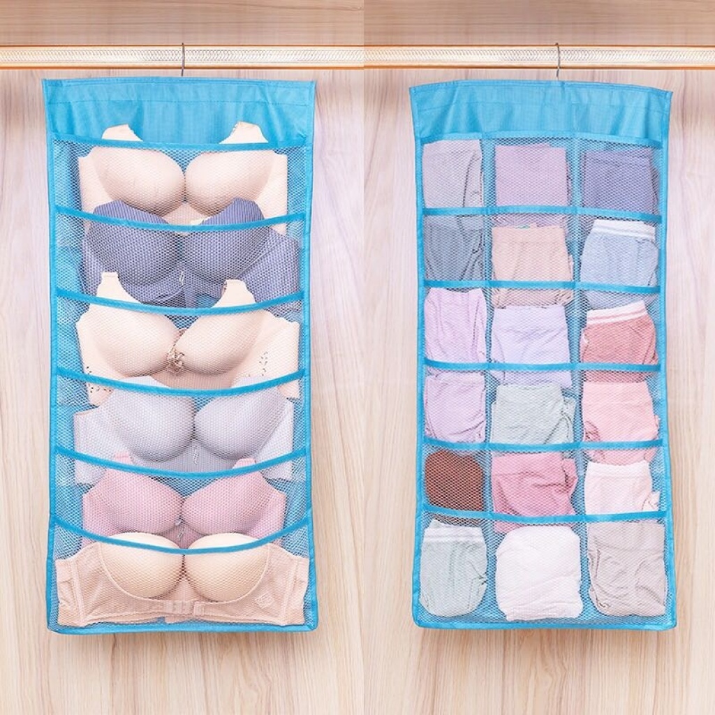 Underwear Storage Bag Wardrobe Storage Fantastic Bag Organizing Storage Rack Bag Wall Hanging Decoration Type Underwear Bra Storage