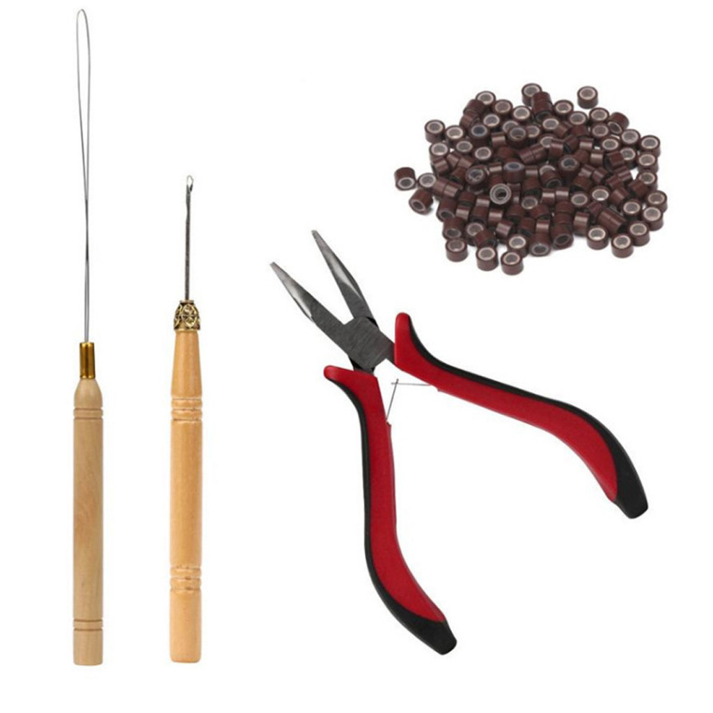 Amazon AliExpress New Popular Four-Piece Set Wig Sheath Pliers Wig Tool Hair Extension Set Pliers