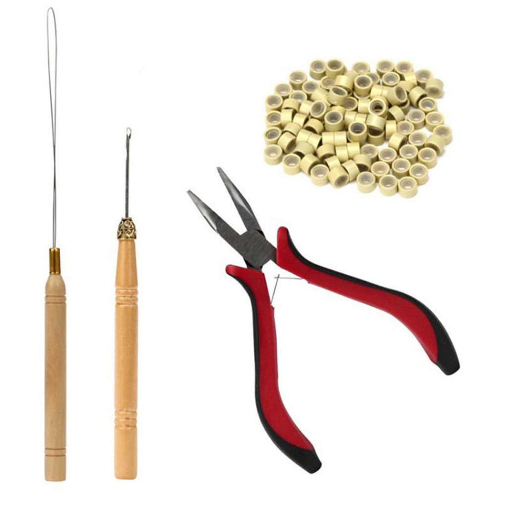 Amazon AliExpress New Popular Four-Piece Set Wig Sheath Pliers Wig Tool Hair Extension Set Pliers