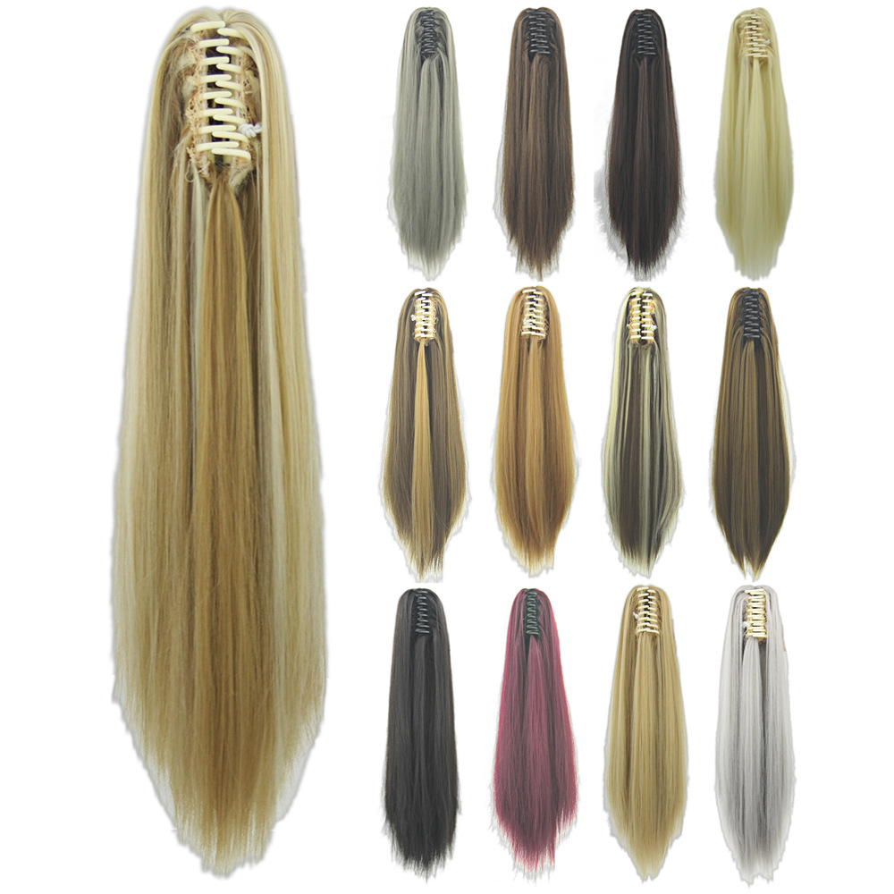 15 Color Optional Clip Ponytail Long Curly Hair Best Seller in Europe and America Hair Extension Wig Wholesale