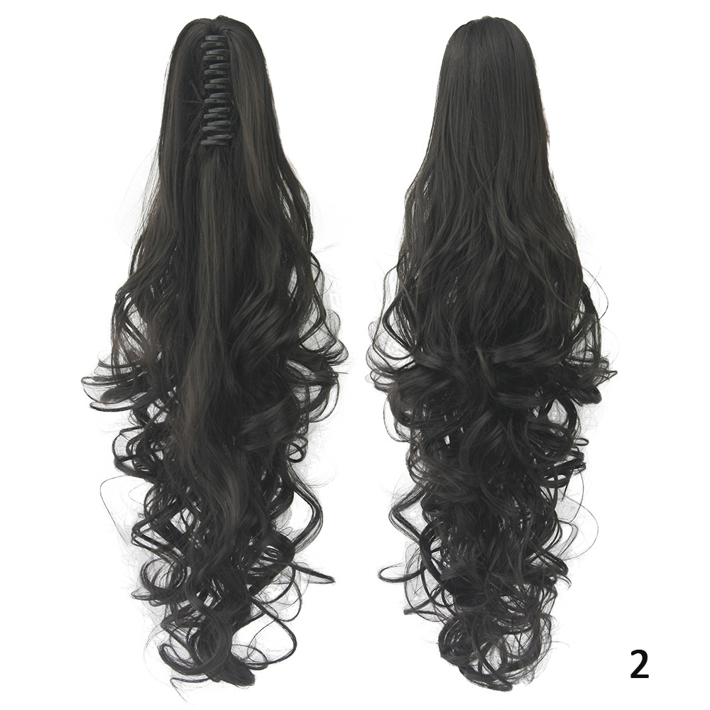15 Color Optional Clip Ponytail Long Curly Hair Best Seller in Europe and America Hair Extension Wig Wholesale