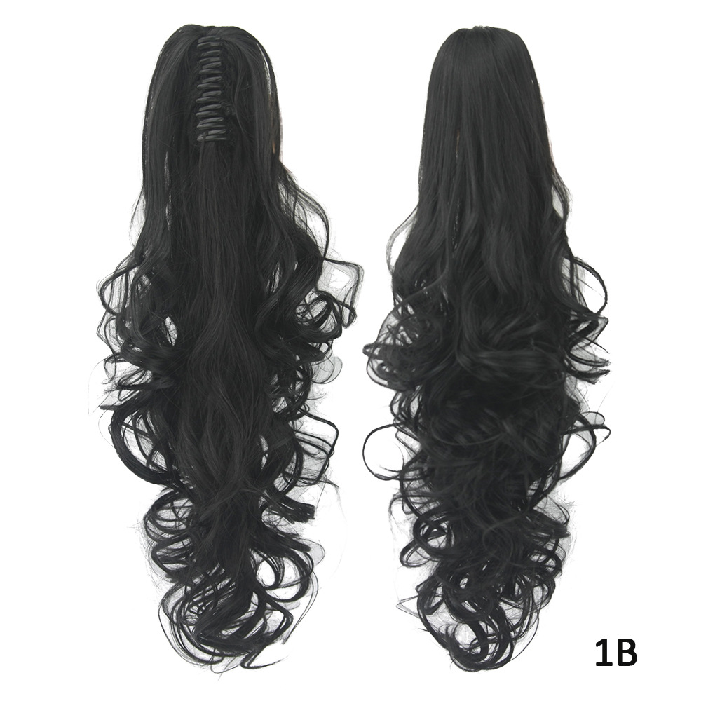 15 Color Optional Clip Ponytail Long Curly Hair Best Seller in Europe and America Hair Extension Wig Wholesale 15 Color Optional Clip Ponytail Long Curly Hair Best Seller in Europe and America Hair Extension Wig Wholesale