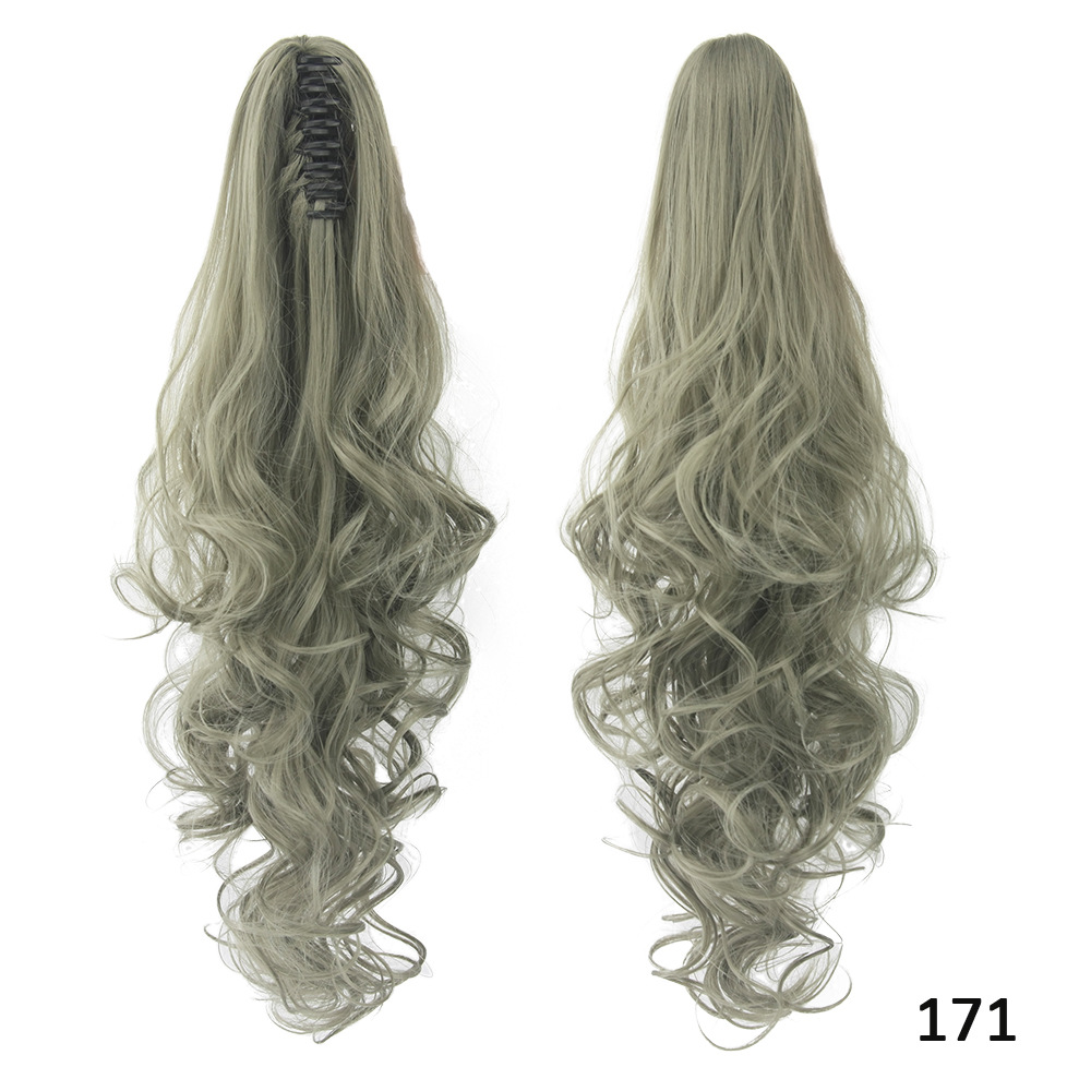 15 Color Optional Clip Ponytail Long Curly Hair Best Seller in Europe and America Hair Extension Wig Wholesale 15 Color Optional Clip Ponytail Long Curly Hair Best Seller in Europe and America Hair Extension Wig Wholesale