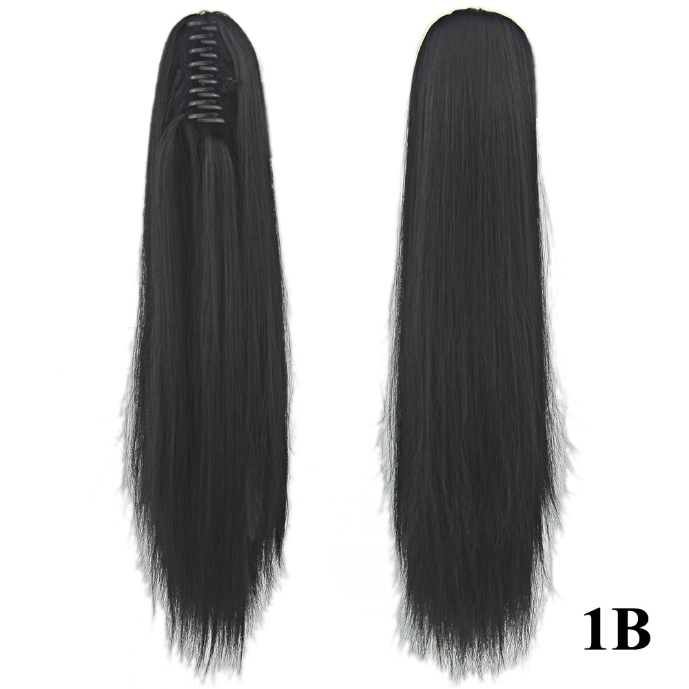 15 Color Optional Clip Ponytail Long Curly Hair Best Seller in Europe and America Hair Extension Wig Wholesale 15 Color Optional Clip Ponytail Long Curly Hair Best Seller in Europe and America Hair Extension Wig Wholesale