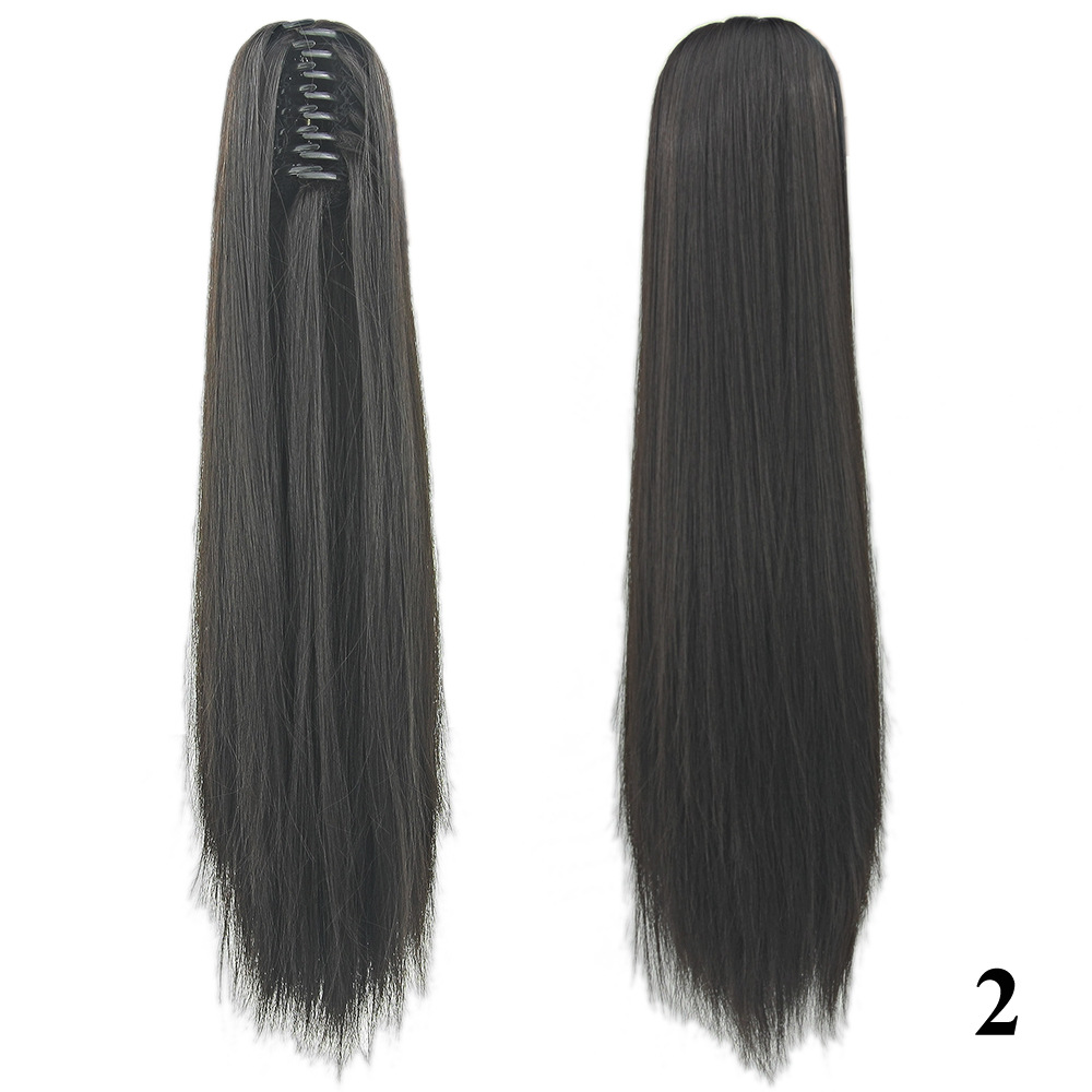 15 Color Optional Clip Ponytail Long Curly Hair Best Seller in Europe and America Hair Extension Wig Wholesale 15 Color Optional Clip Ponytail Long Curly Hair Best Seller in Europe and America Hair Extension Wig Wholesale