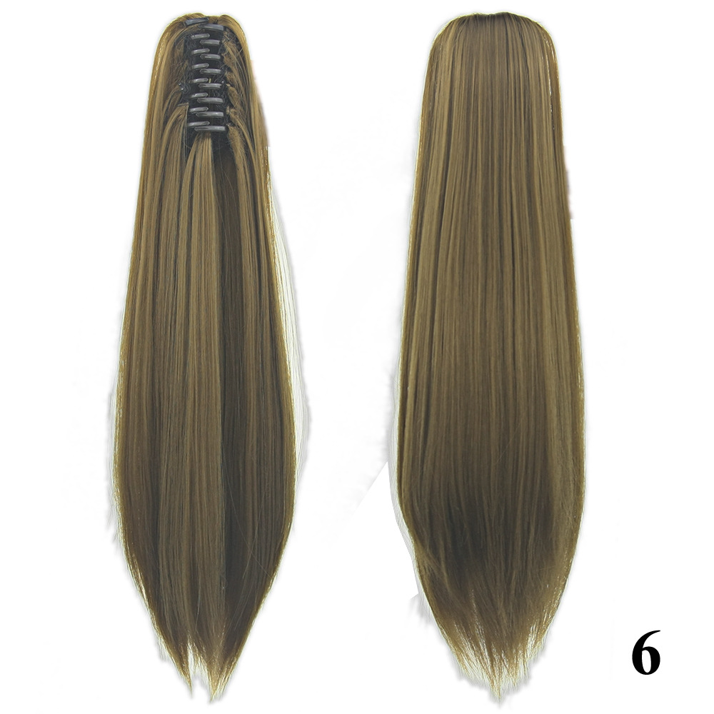 15 Color Optional Clip Ponytail Long Curly Hair Best Seller in Europe and America Hair Extension Wig Wholesale 15 Color Optional Clip Ponytail Long Curly Hair Best Seller in Europe and America Hair Extension Wig Wholesale