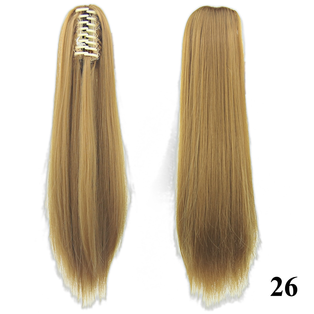 15 Color Optional Clip Ponytail Long Curly Hair Best Seller in Europe and America Hair Extension Wig Wholesale 15 Color Optional Clip Ponytail Long Curly Hair Best Seller in Europe and America Hair Extension Wig Wholesale