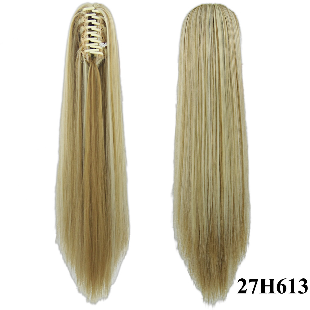 15 Color Optional Clip Ponytail Long Curly Hair Best Seller in Europe and America Hair Extension Wig Wholesale 15 Color Optional Clip Ponytail Long Curly Hair Best Seller in Europe and America Hair Extension Wig Wholesale
