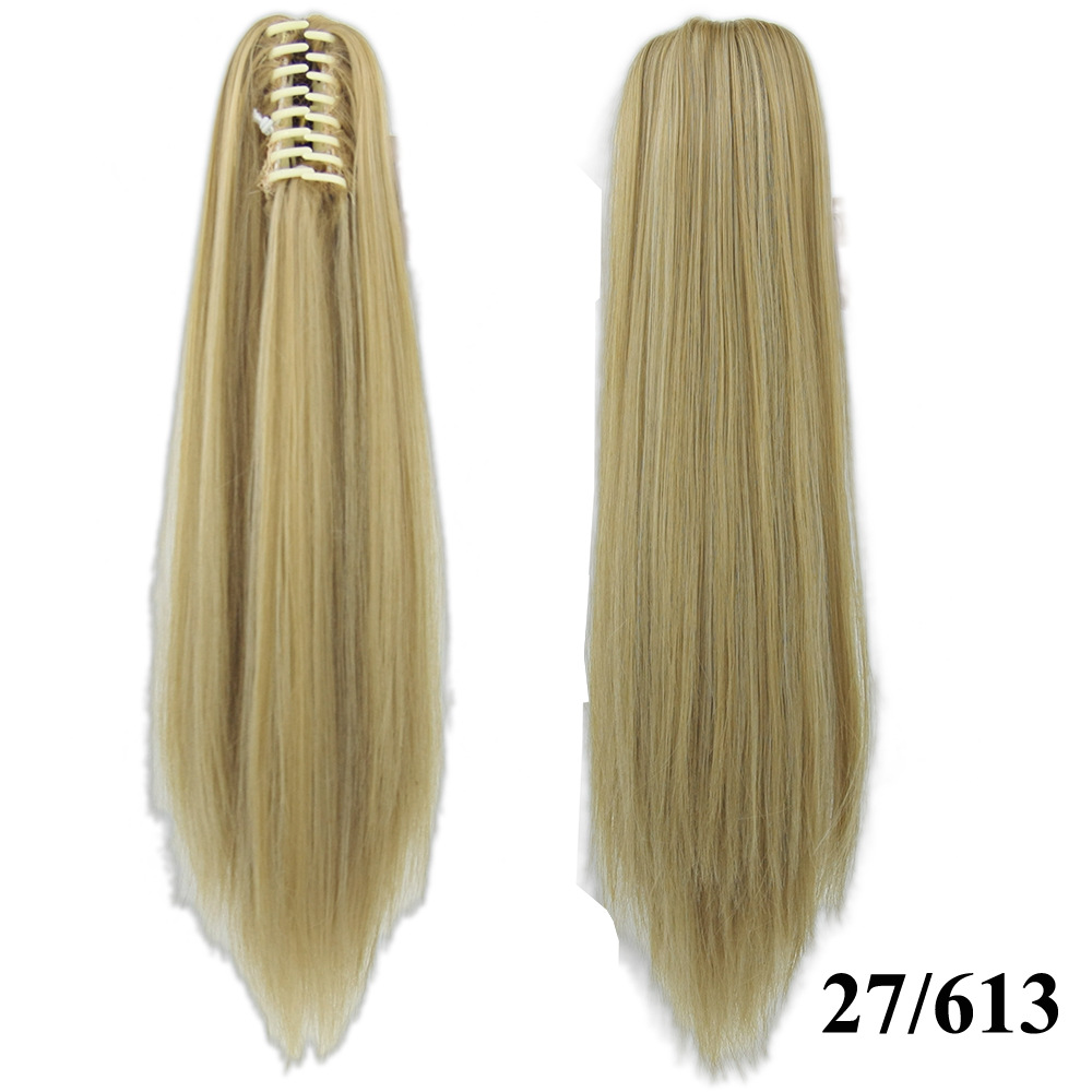 15 Color Optional Clip Ponytail Long Curly Hair Best Seller in Europe and America Hair Extension Wig Wholesale 15 Color Optional Clip Ponytail Long Curly Hair Best Seller in Europe and America Hair Extension Wig Wholesale