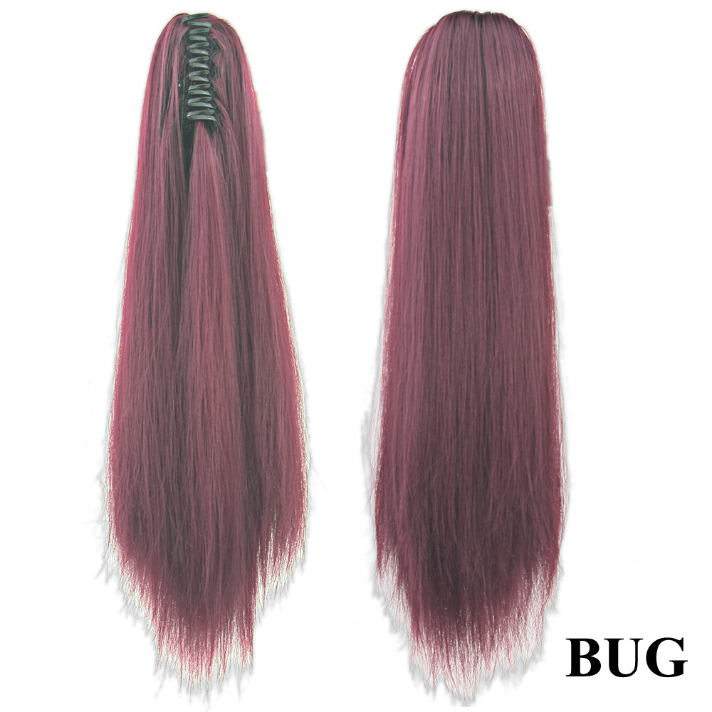 15 Color Optional Clip Ponytail Long Curly Hair Best Seller in Europe and America Hair Extension Wig Wholesale 15 Color Optional Clip Ponytail Long Curly Hair Best Seller in Europe and America Hair Extension Wig Wholesale