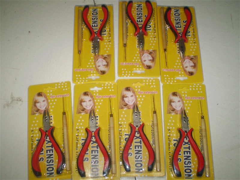 Hair extension pliers and crochet wig extensions Hair extension pliers and crochet wig extensions