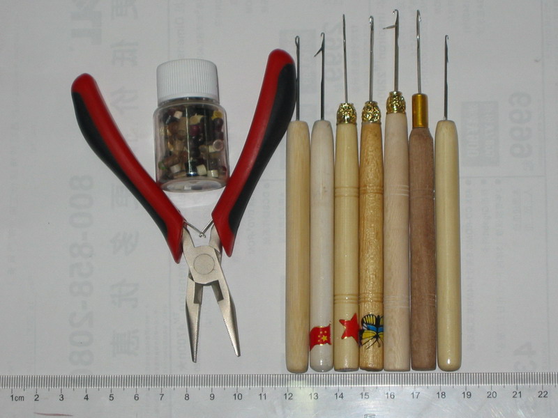 Hair extension pliers and crochet wig extensions Hair extension pliers and crochet wig extensions