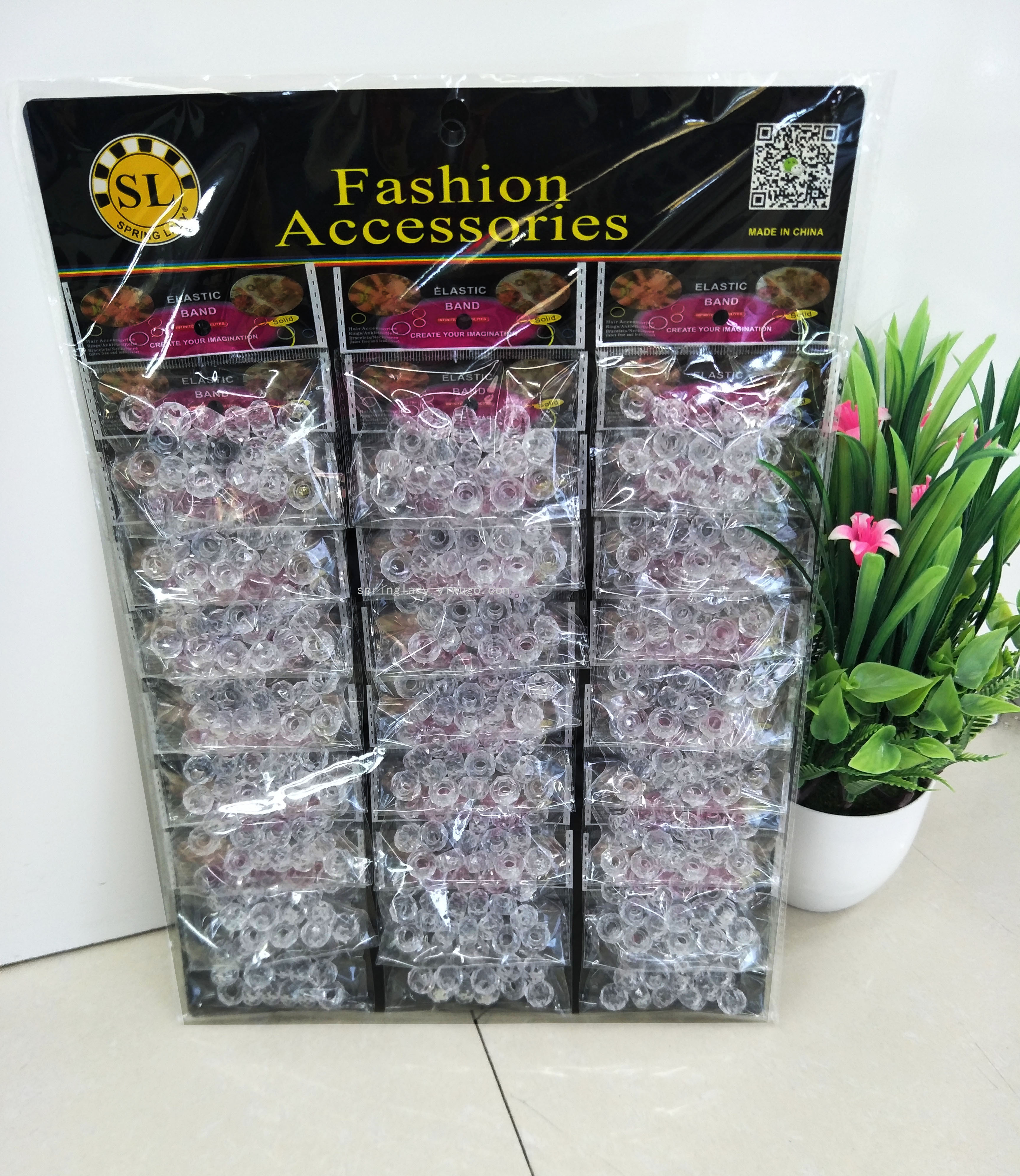 Transparent round Straight Hole Plastic Beads DIY Handmade Jewelry Accessories Loose Beads Hair Extension Beads Wig Part SPRING LADY Transparent round Straight Hole Plastic Beads DIY Handmade Jewelry Accessories Loose Beads Hair Extension Beads Wig Part SPRING LADY