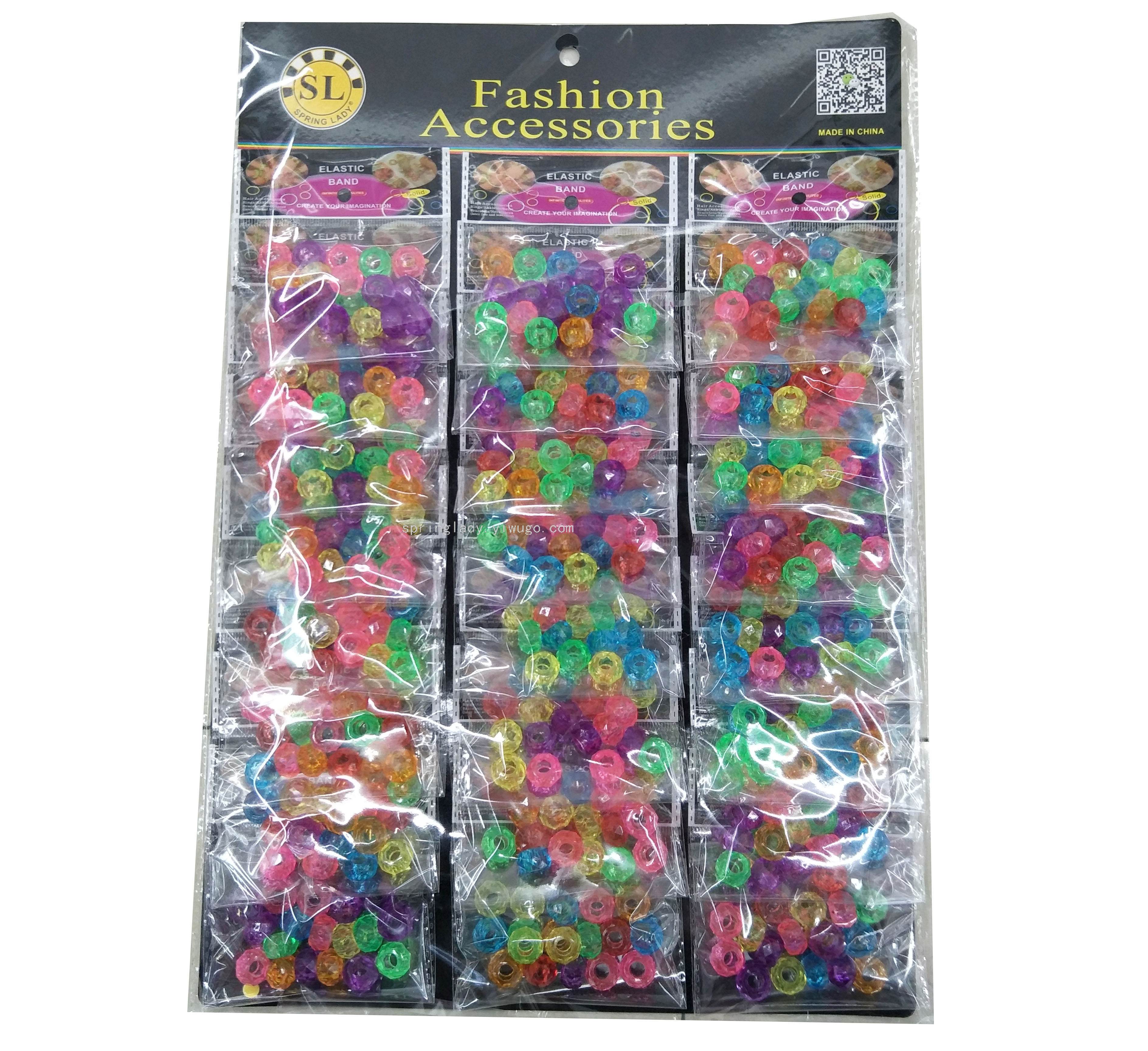Colored round Straight Hole Plastic Beads DIY Handmade Jewelry Accessories Loose Beads Hair Extension Beads Wig Part SPRING LADY Colored round Straight Hole Plastic Beads DIY Handmade Jewelry Accessories Loose Beads Hair Extension Beads Wig Part SPRING LADY