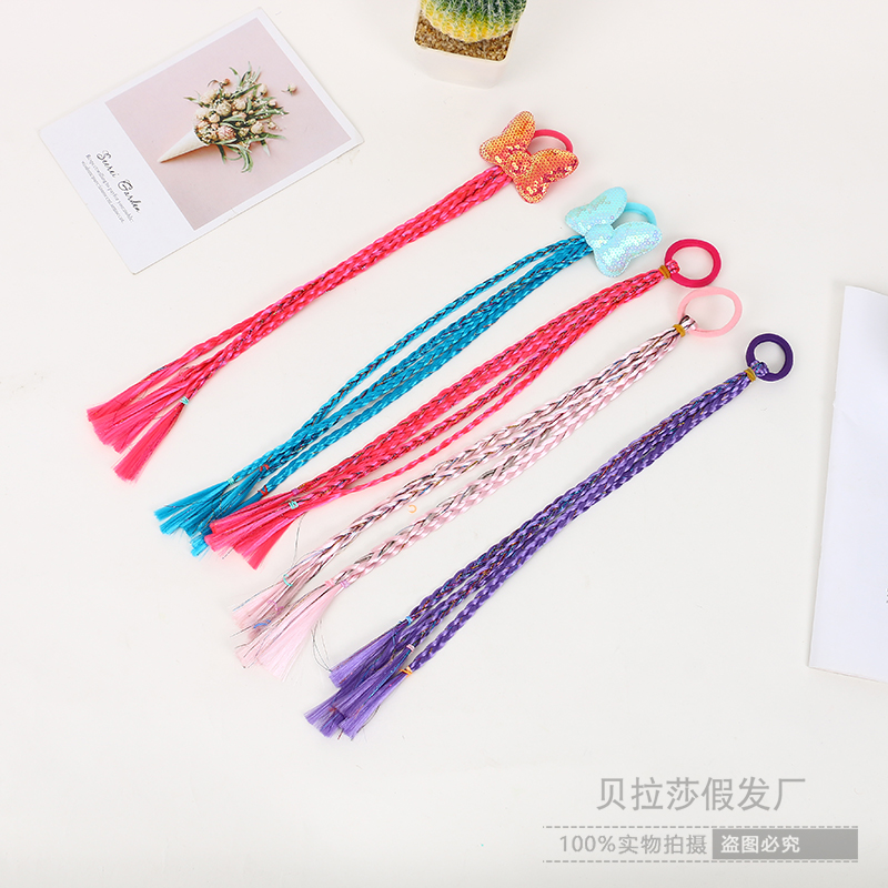 Wig Dreadlocks Women's Ponytail Color Braid Fashion Children's Hair Extension Gradient Color Hip Hop Twist Braid Ethnic Style Wig Dreadlocks Women's Ponytail Color Braid Fashion Children's Hair Extension Gradient Color Hip Hop Twist Braid Ethnic Style