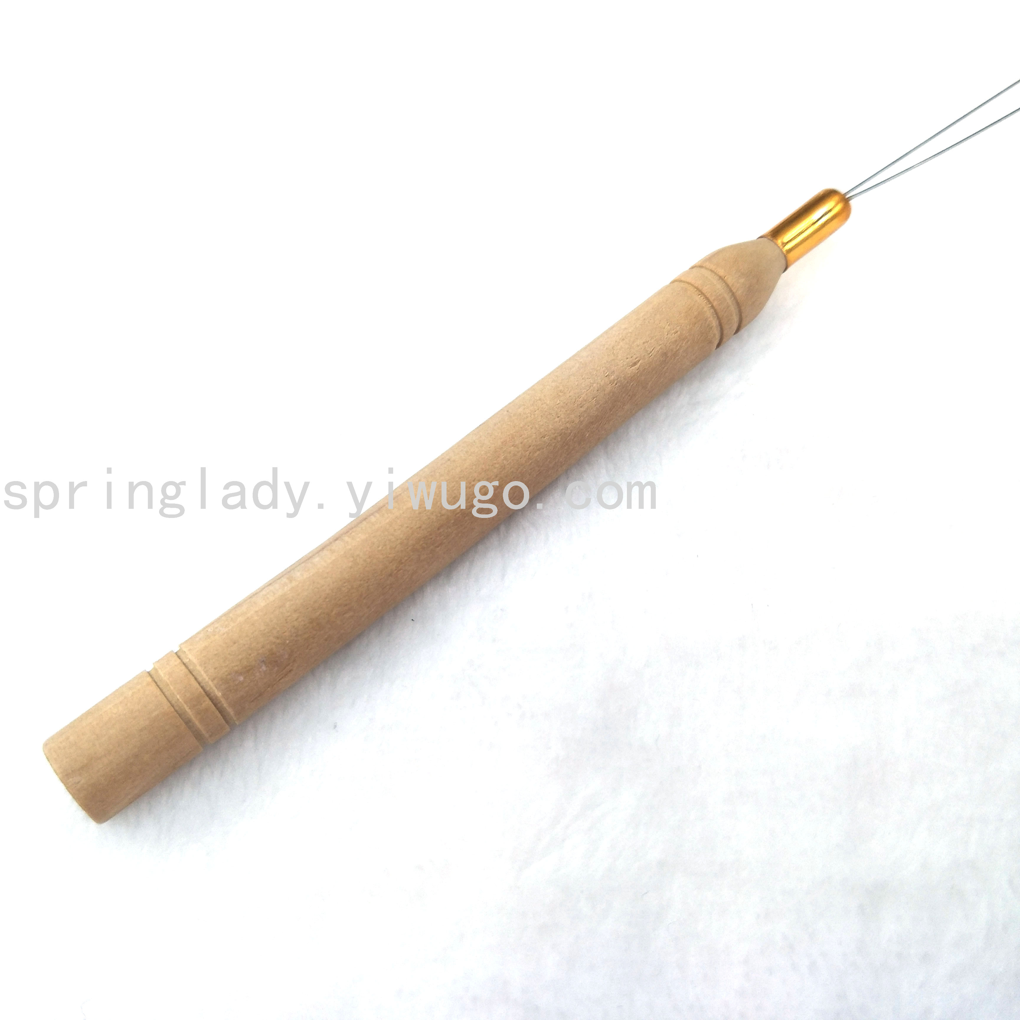 Hair Extension Tools Hair Extension Special Wooden Handle Crochet Wig Crochet Beading Needles Special Crochet Needle Hair Extension Machine